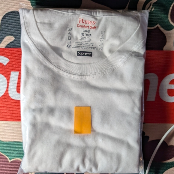 Supreme Other - Supreme x Hanes White T-Shirt